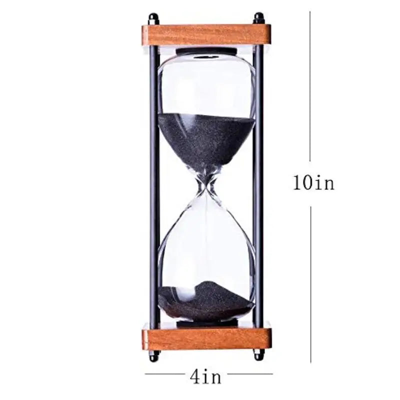 New Large Hourglass Timer 60 Minute, Metal Sand Timer Sandglass Clock,Time Management Tools