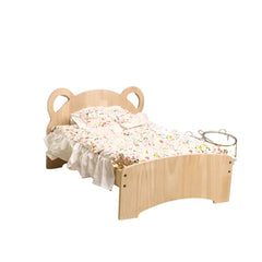 New Design Modern Pet Furniture Wooden Frame Dog Cat Sofa Bed With Bedding Natural Solid Wood Pet Bed