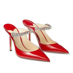 Shoe Wedding Women Pumps Patent Leather 7CM Thin High Heels