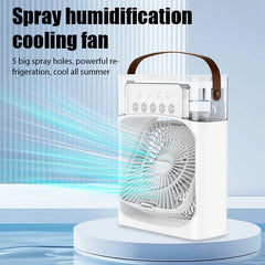 Air Conditioner Air Cooler Water Cooling Spray Fan USB Desktop Humidification Fan Mini Air Cooling Fan