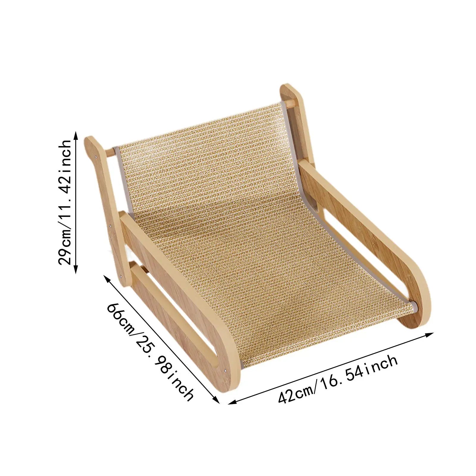 Cat Sisal Lounge Chair Cozy Pet Furniture Sisal Cat Chair Cat Beach Chair for Small Medium Pets