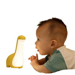 Dinosaur Night Light Cute Children's Night Light Eye Protection Bedside Timing Lamp