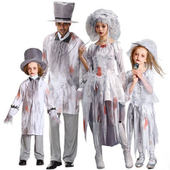 Men Bloody Walking Dead Scary Cosplay Adult Halloween Zombie Costumes Carnival Purim Parade Role Play Show Nightclub Party Dress