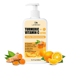 150ml Turmeric Body Lotion Reduce Fine Lines and Wrinkles Moisturizing Daily Exfoliating VC and Aloe Vera Body Cream