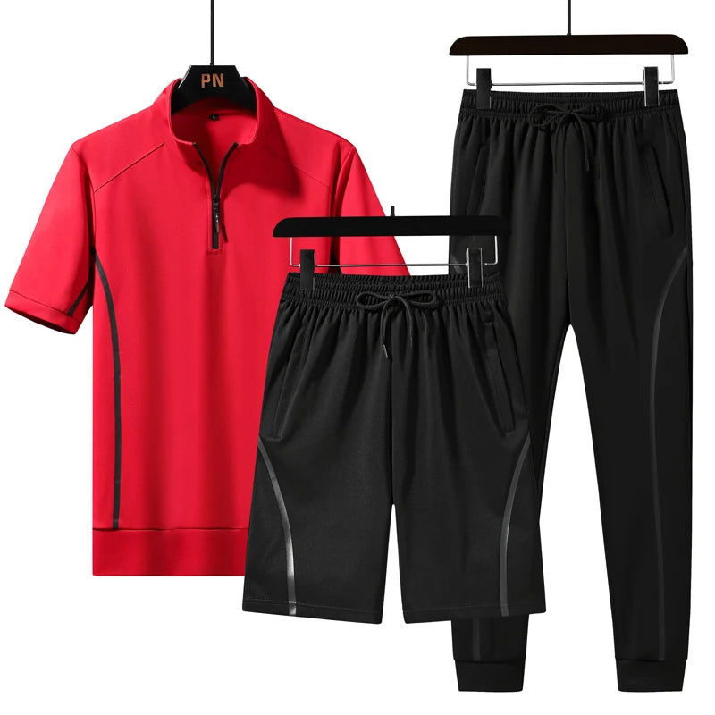 Men's Tracksuit Gym Fitness Badminton Sports Suit Clothes Running Jogging Sport Wear