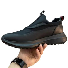 Black Series Casual Shoes for Men's Low Top Comfortable Soft Running and Sports Shoes