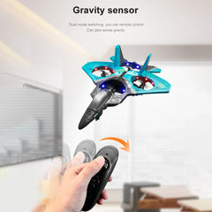 V17 RC Remote Control Airplane 2.4G 6CH Remote Control Fighter Hobby Plane Glider Airplane EPP Foam Toys RC drone