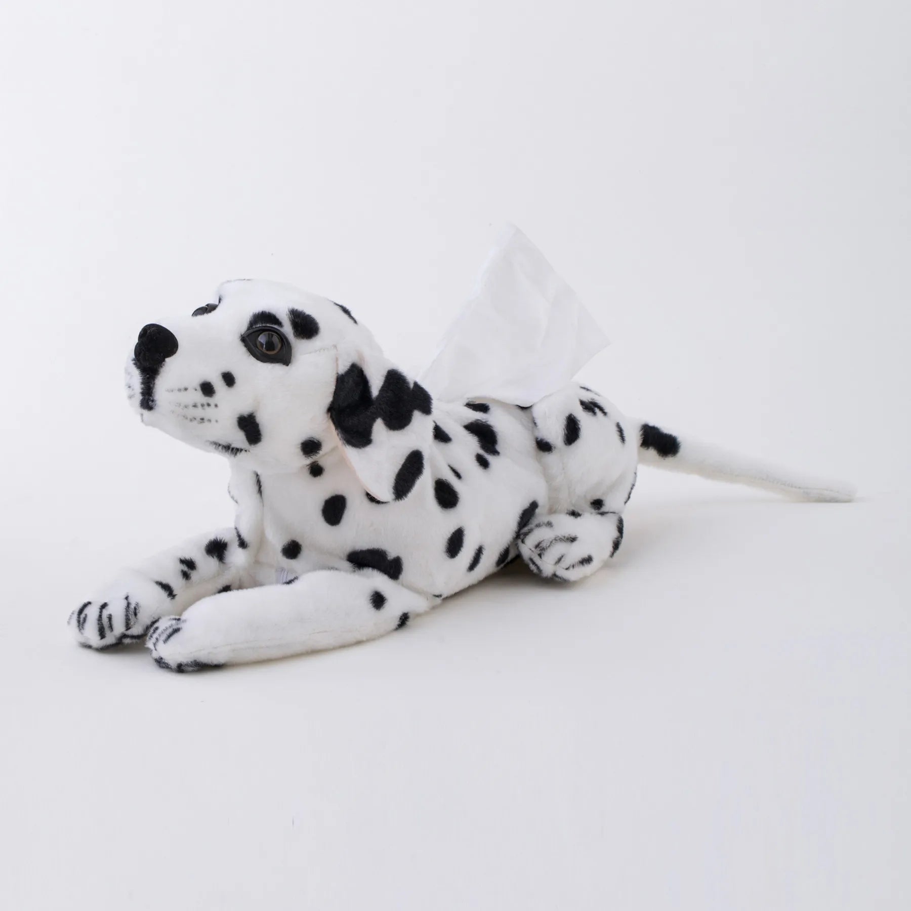 Simulation Dog Plush Toy Tissue Bag Stuffed Paper Box Real-life Dog Puppy Tissue Storage Bag