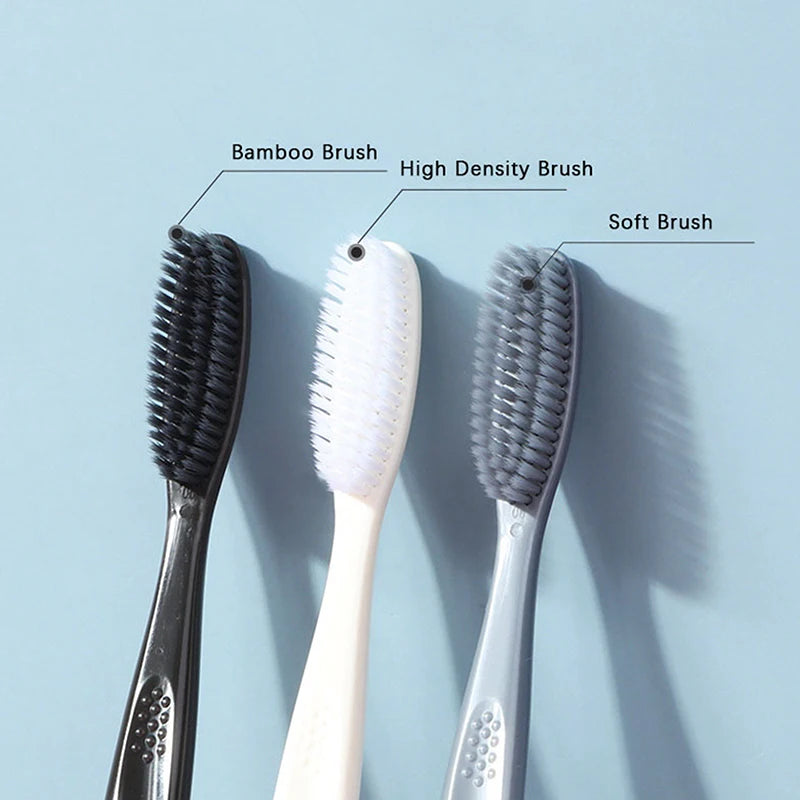 1pc Toothbrush Dental Care Large Head Toothbrush Men's Super Hard Bristle Oral Care Remove Tobacco Stains Coffee Stains