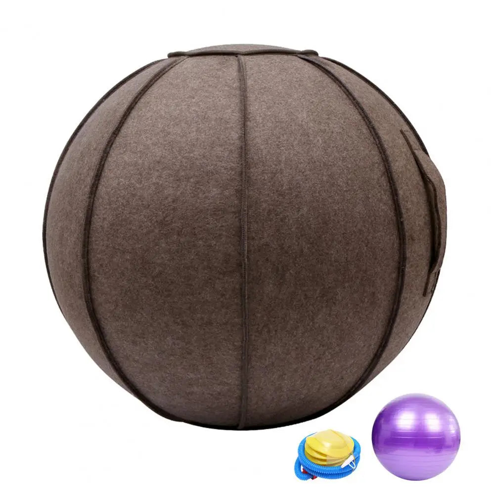 Fitness Balls 1 Set Ergonomic Posture Correction Yoga Ball Elastic Inflatable PVC Exercise Ball