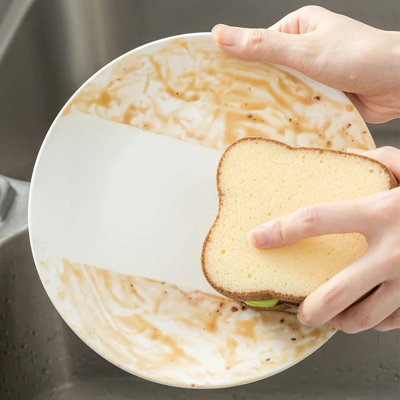 Toast Sandwich Sponge Cleaning Brush