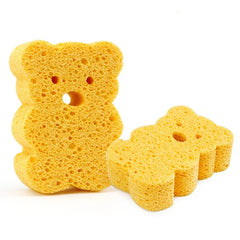 Creative Lovely Infant Bath Sponge Bear Duck Star Cartoon Shape Skin-friendly Soft Baby Shower Sponge Newborn Bath Supplies