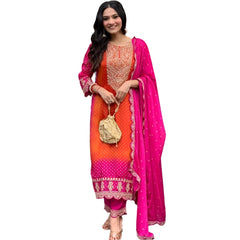 Pink Salwar Kameez PakistanI Indian Wedding Party Dress Polaroid Suit