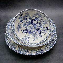 Dinner Set Elegant England Style Dinner Ware Ceramic Breakfast Plate Beef Dishes Dessert Dish Soup Bowl