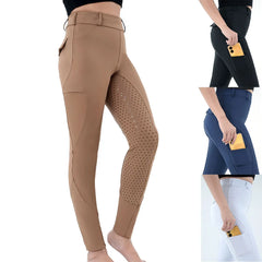 Women's Horse Riding Pants Full-Seat Breeches Equestrian Schooling Tights Outdoor Sportswear