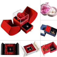 Rose Gift Box Soap Flower Artificial Rose Window Storage Box