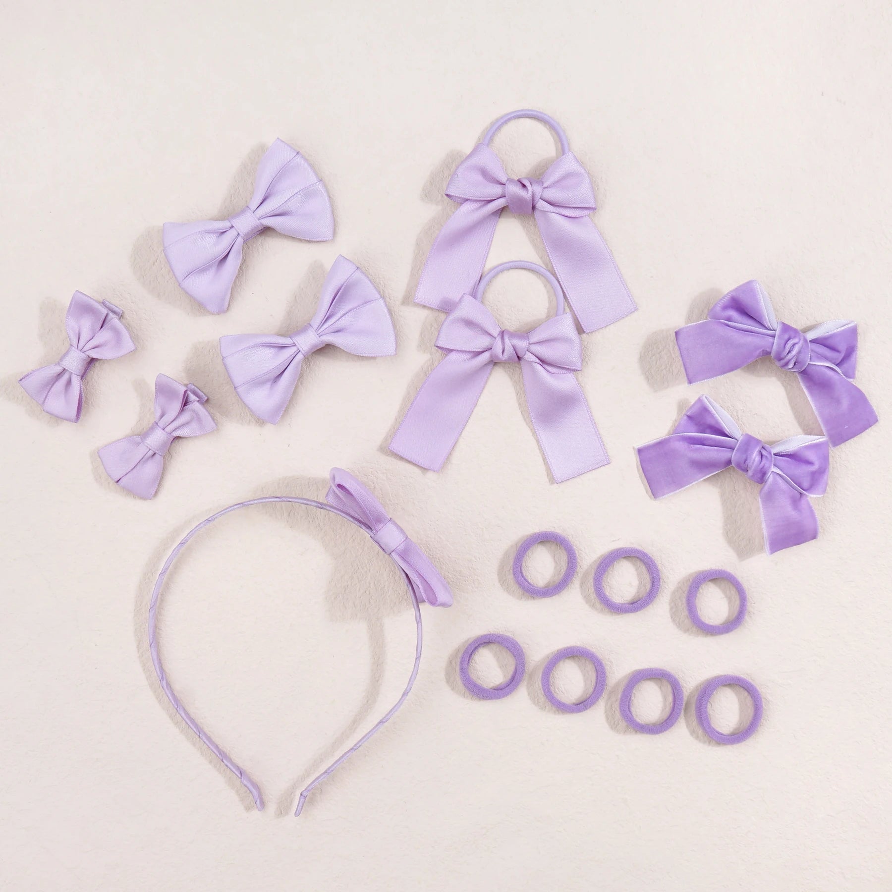 16Pcs/set Girls Hair Accessories Set Hair Ties Elastic Rubber Bands for Children Kids Hairpin Ponytail Holder Scrunchies Gift