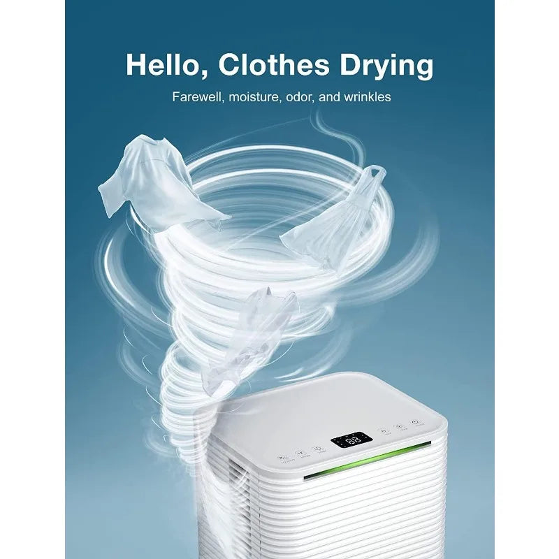 2000 Sq. Ft Dehumidifier for Basements, Home and Large Room with Auto or Manual Drainage