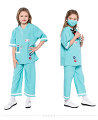 June 1 Children's Day veterinary costume Children's doctor professional experience game costume