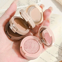 Eyeshadow Highlighter Blush Palette Matte Pearlescent Multifunctional Shimmer Eyes Face Makeup Cosmetics Tool