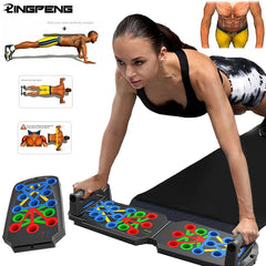 Folding Push-up Board Support Muscle Exercise Multifunctional Table Portable Fitness Equipment