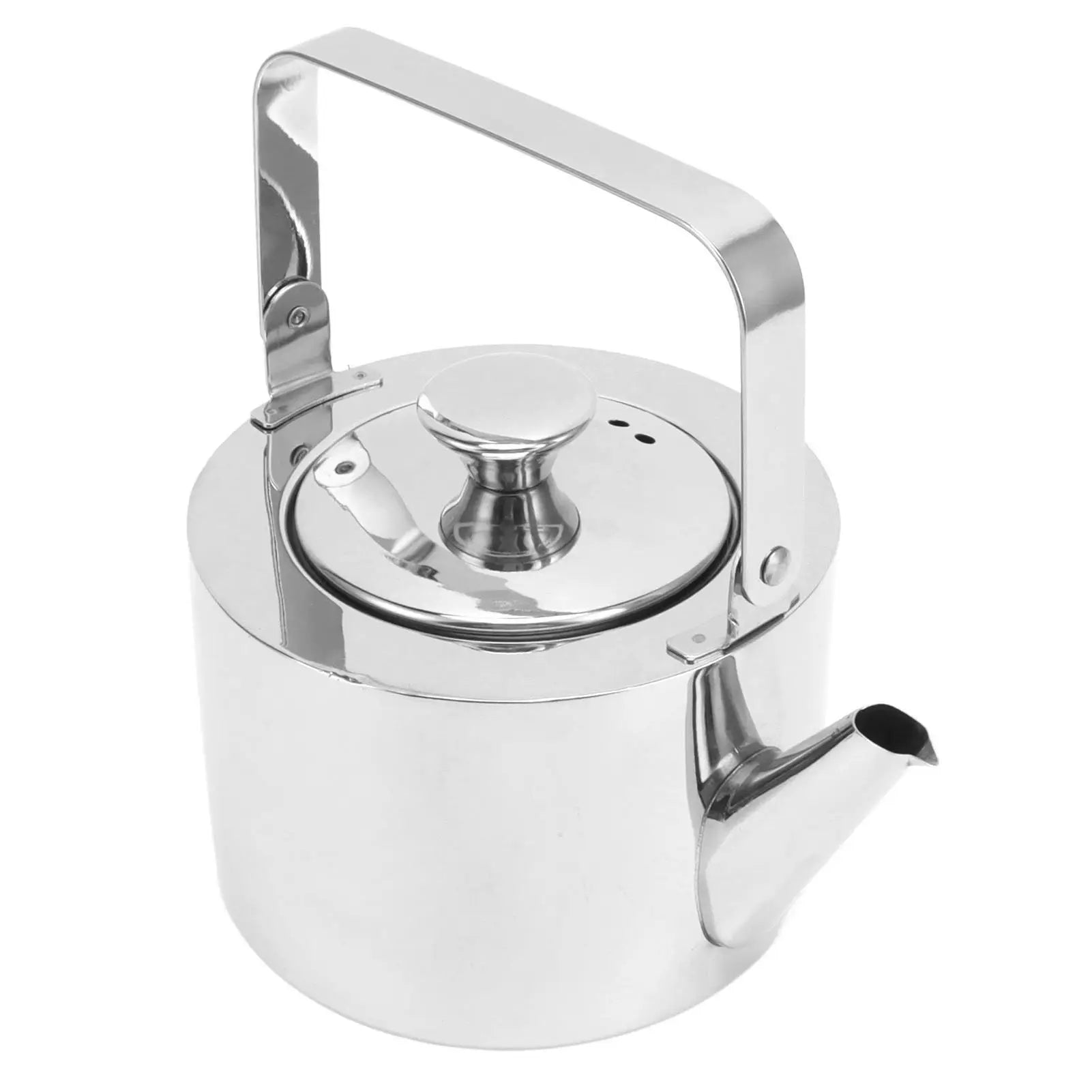 Rustproof Stainless Steel Whistling Teapot with Strainer – Easy Clean, Fast Heating Kettle for home Use, Mirror Finish