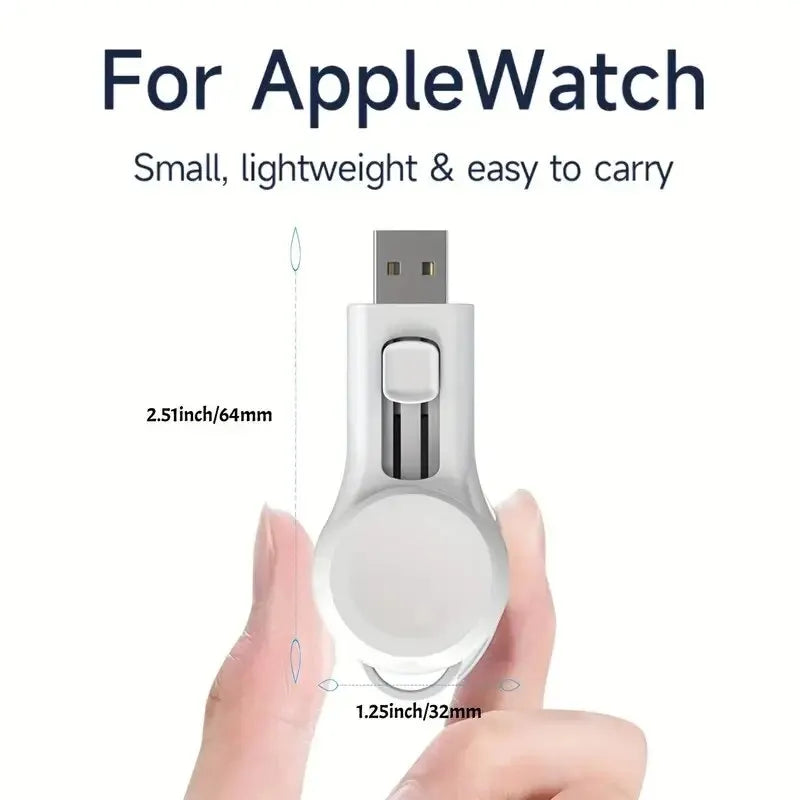 Magnetic Wireless Watch Charger For Apple Watch Series IWatch Ultra 8 7 6 5 4 3 2 Portable Type C USB Fast Charging Station Dock