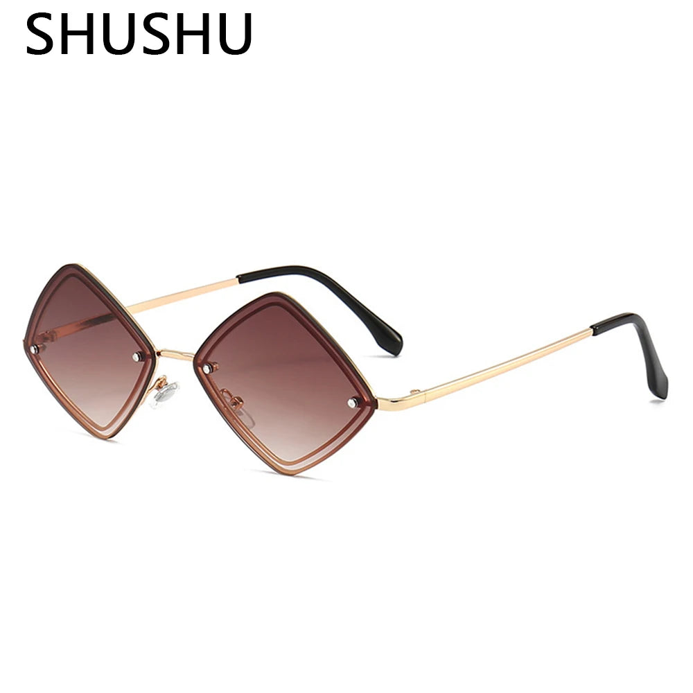 Quadrilateral Small Sunglasses Retro For Women