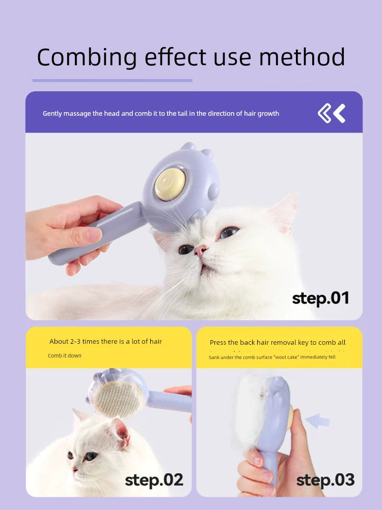 Cat Comb Comb Brush Exclusive for Cats Dog Hair Comb Long Hair Cleaning Cat Hair Handy Gadget Float Hair Cleaning Pet Supplies