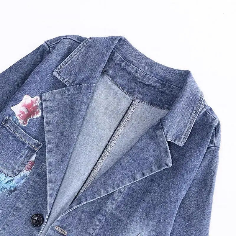 Short Denim Jacket For Women New Women's Spring Autumn Cothing