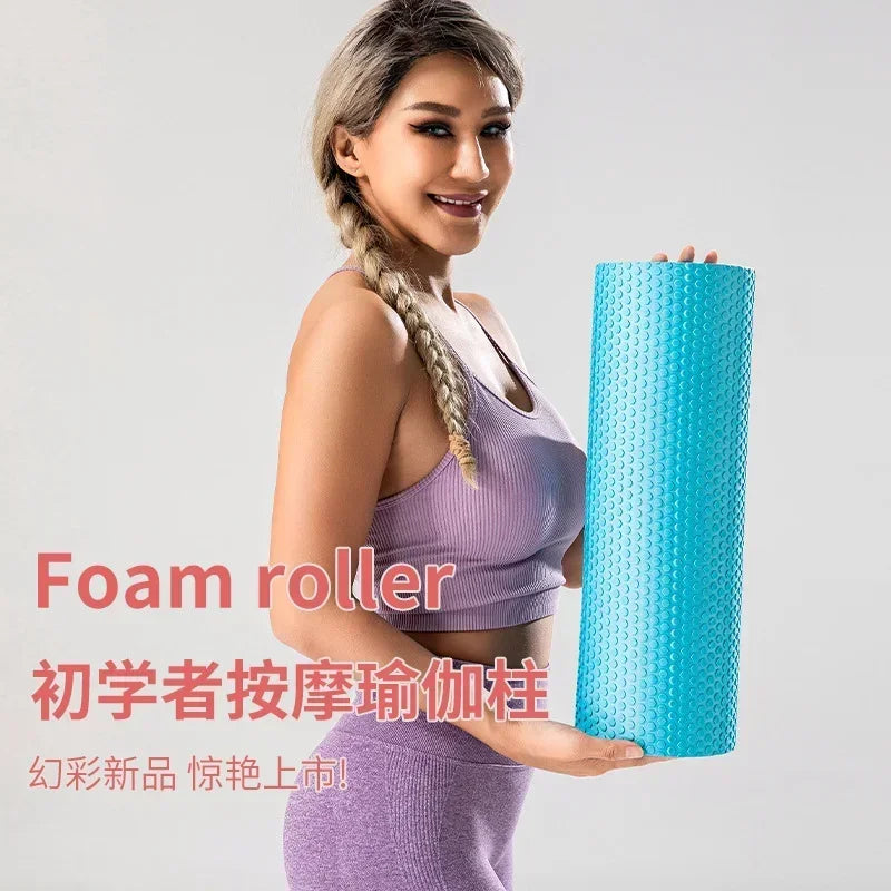 Yoga Foam Roller EVA Pilates Exercises Massage Roller Fitness Gym Muscle Massage Column Self Massage Tool