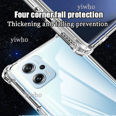 Luxury Clear Soft Silicone Case for Xiaomi  Mobile Phone Cases Back Covers