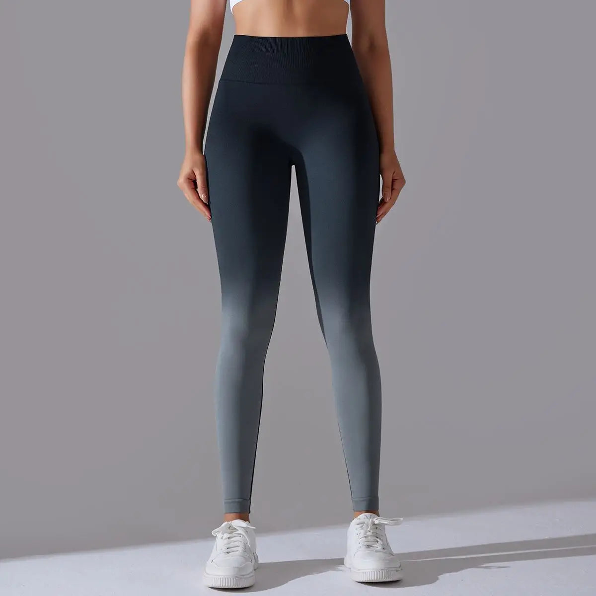 Seamless Leggings Ombre Fitness Exercise Running Workout Pants Push Up Butt Scrunch Yoga Pants