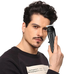 Hair Trimmer Professional Hair Clipper Electric T-Blade Hair Cutting Machine 0mm LED Display Barber Trimmer for Men V-982