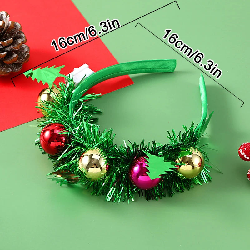 Christmas Decoration Glowing Hair Band Led Light Head Band XmasTree Headband