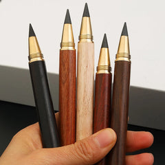 Vintage Wooden Unlimited Writing Pencil No Ink Stationery Students Drawing Art Sketch Painting Drawing Tools