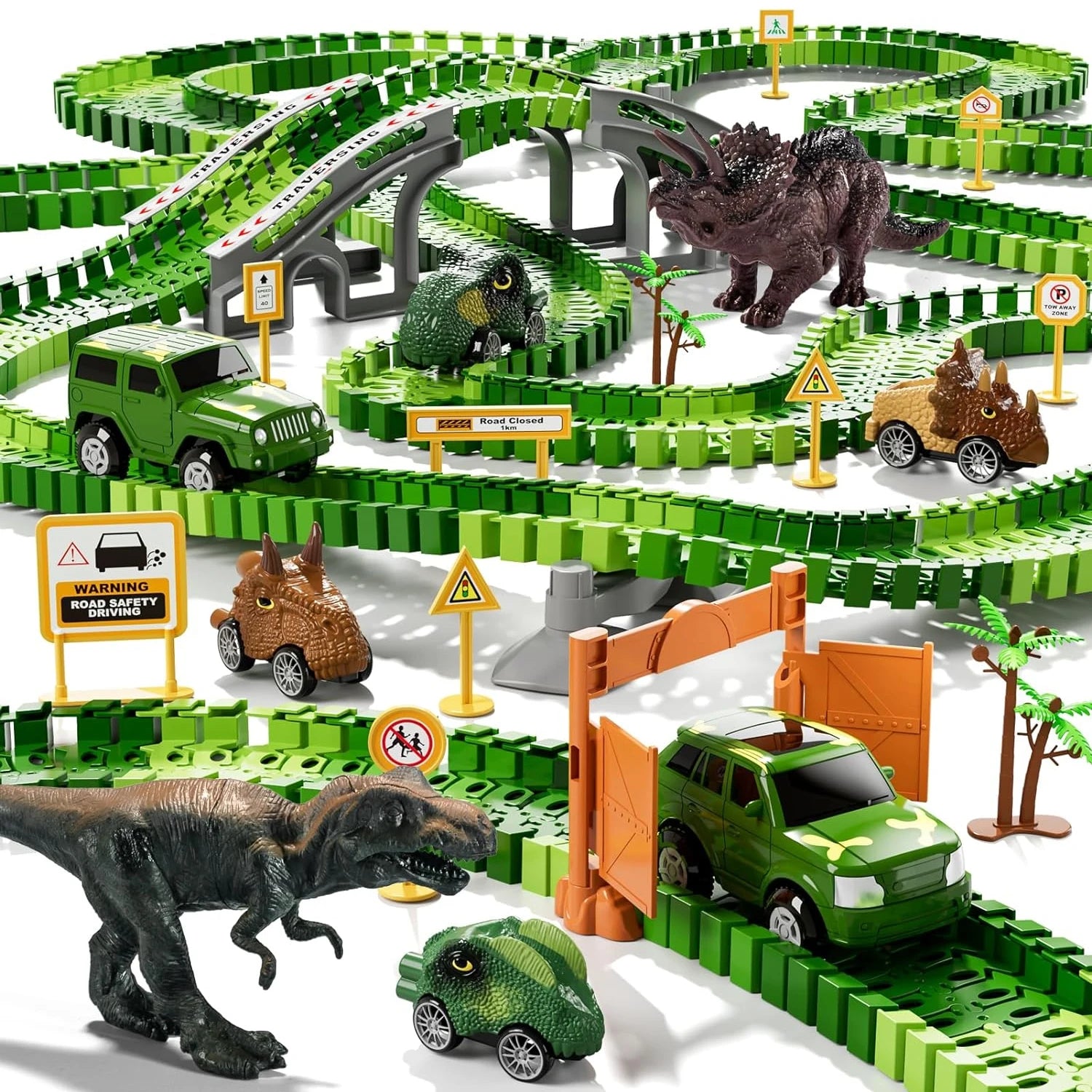 236 PCS Race Tracks Toys Gifts for 3 4 5 Year Old Boys Kids