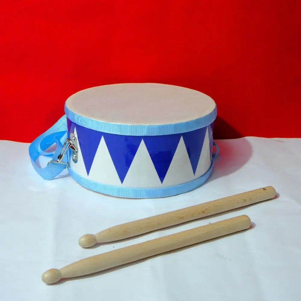 Two-Sided Snare Drum Early Educational Musical Instrument Wood Setdrums Snare Drum