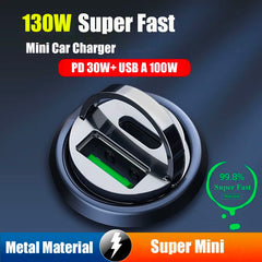 Car Charger PD Super Fast Charging Adapter for iPhone 14 Pro Max 13 12 11 Plus Sumsung iPad Oneplus Huawei phone