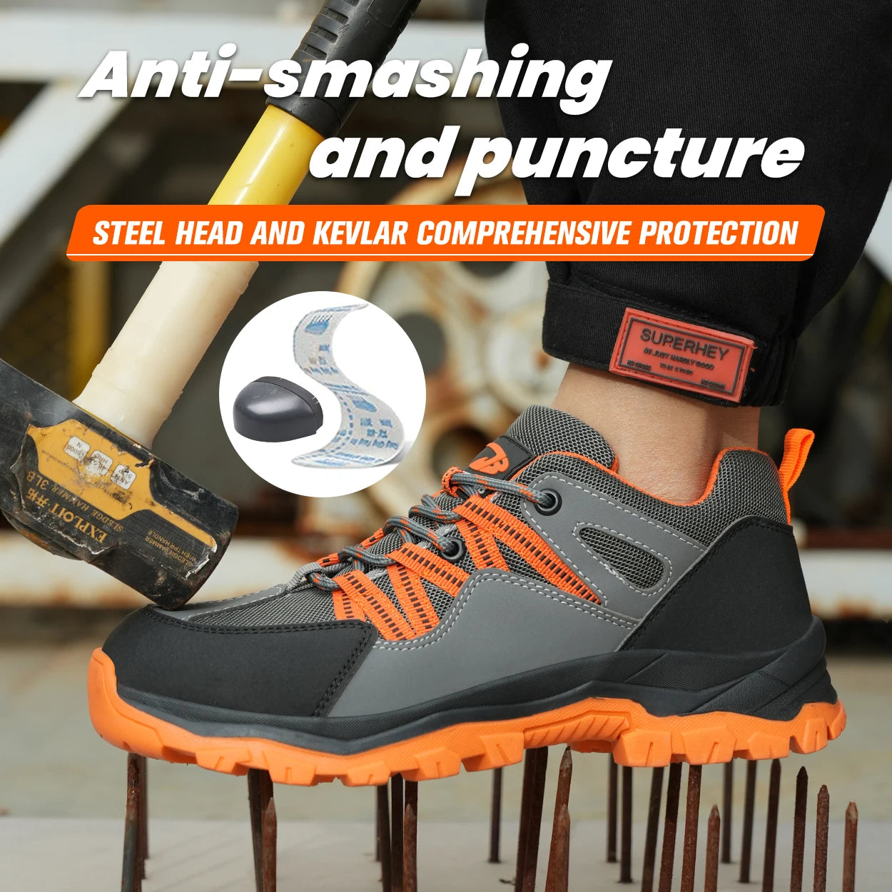 Anti Smash Anti-Stab Safety Shoes Men Boots