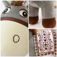 Creative Stuffed Donkey Doll Cute Animal Soft Plush Toy for Children Birthday Gift Decor Home