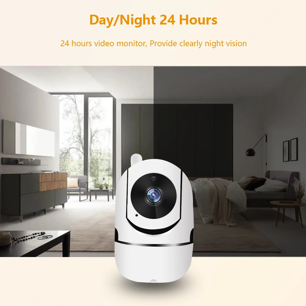 Home Security 720P Baby Monitor Wifi  With Camera Night Vision Two Way Audio Video Nanny Baby Phone Camera Wireless