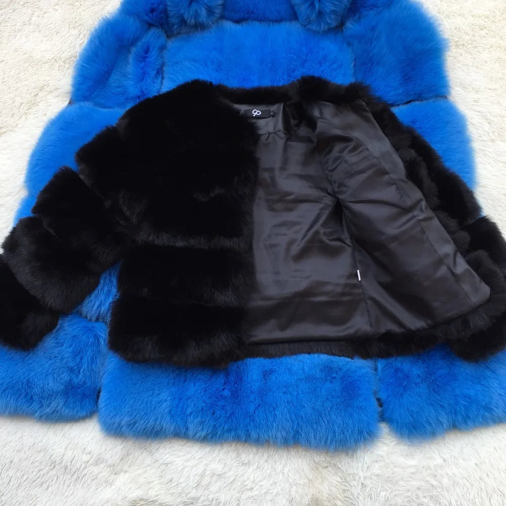 Fluffy Faux Fur Coat