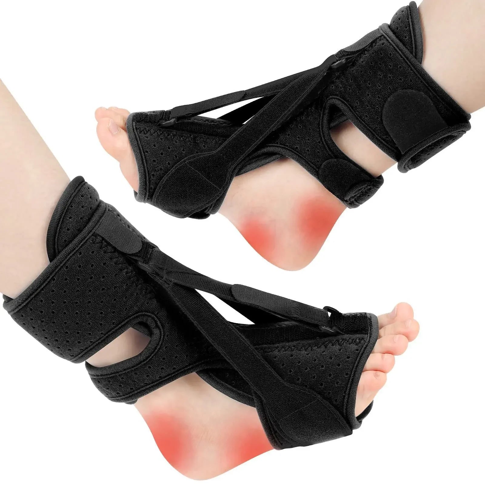 Adjustable Night Splint For Plantar Fasciitis Pain Relief Soft Foot Drop Brace Sleeping Achilles Tendon Stretcher Boot Nighttime