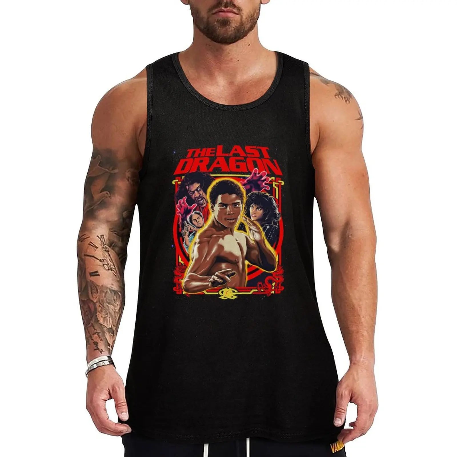 LE DERNIER DRAGON SHO NUFF 80&x27;S . essentiel Tank Top Man clothes for gym clothing men men clothing