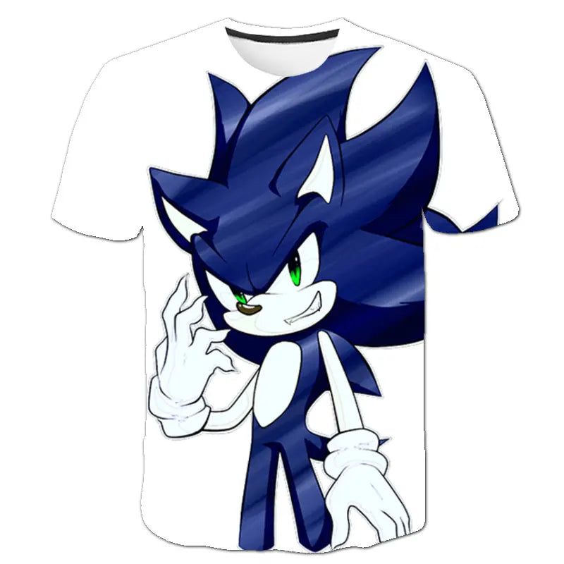 Boys Sonic T-Shirt Kids TShirts Baby Boys Casual Short Sleeves Print T-shirt For Boy Summer Children Tee Shirts Tops