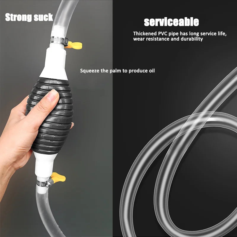 Oil Car Manual Fuel Tank Suction Hose Gas Oil Pump Self priming oil pump