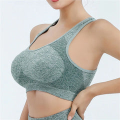 Women Sports Bra Top Push Up Fitness Yoga Bra