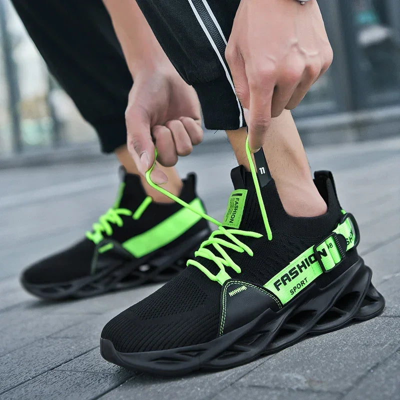 Men Casual Sneakers Summer 2023 Running Shoes Mesh Breathable Male Tenis Shoes Light Fashion Sport Shoes