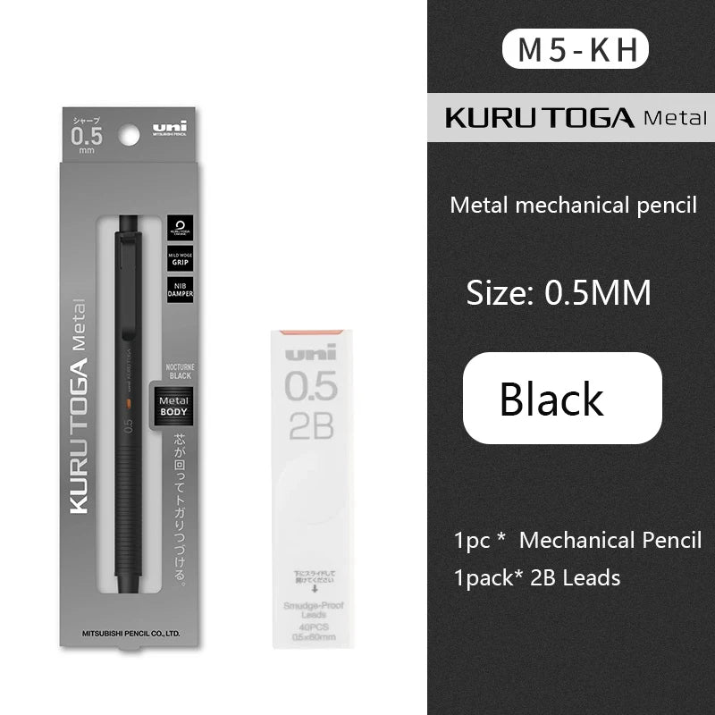 Pencil M5-KH 0.5mm Lead More Stable Black Technology Rotation High End Lapices For School Office